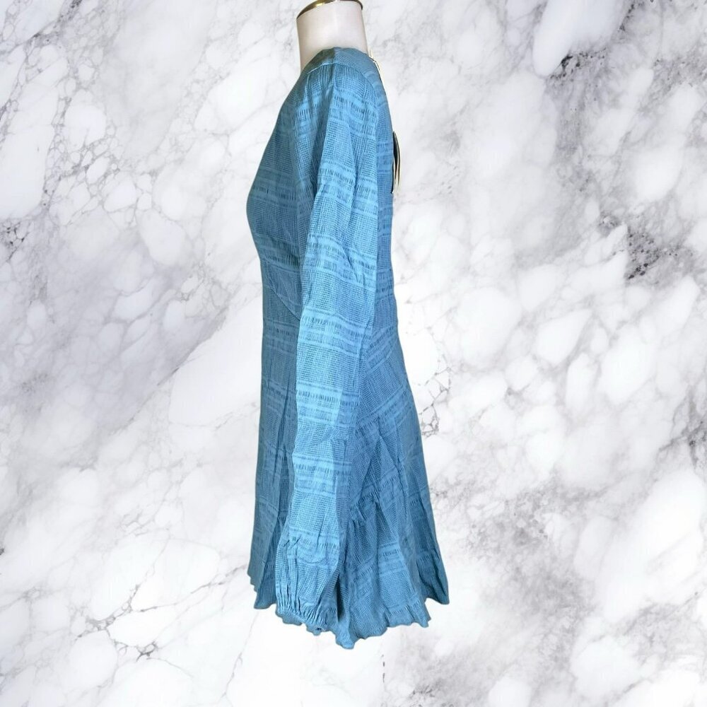 Tularosa Ryland Dress - Dusty Blue - Picture 4 of 8